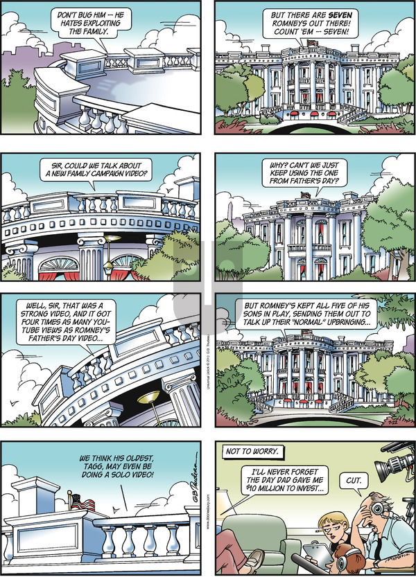 Doonesbury on Sunday July 22, 2012 Comic Strip