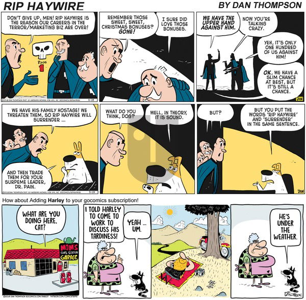 Rip Haywire on Sunday October 18, 2020 Comic Strip