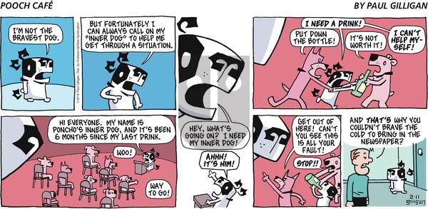 Pooch Cafe on Sunday February 11, 2018 Comic Strip