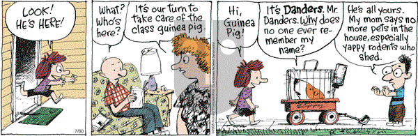 Cul de Sac on Monday July 30, 2018 Comic Strip