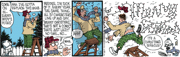 Monty on Thursday December 25, 2008 Comic Strip