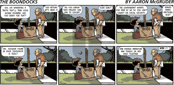 The Boondocks on Sunday March 17, 2013 Comic Strip
