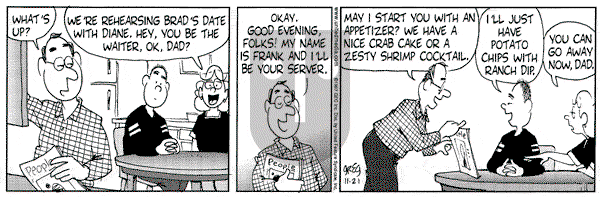 Luann on Friday November 21, 1997 Comic Strip