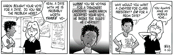 Luann on Friday April 30, 2004 Comic Strip
