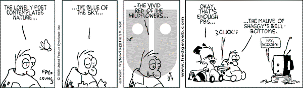 Over the Hedge on Wednesday May 27, 1998 Comic Strip