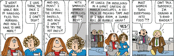 Cathy Classics on Wednesday January 22, 2003 Comic Strip