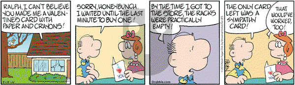 Drabble on Saturday February 15, 2014 Comic Strip