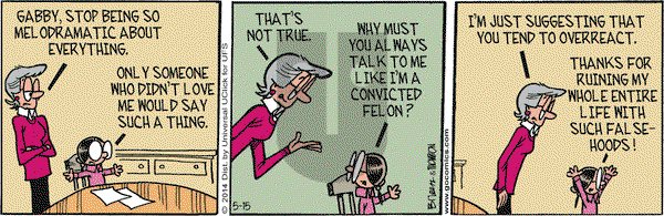 Grand Avenue on Thursday May 15, 2014 Comic Strip