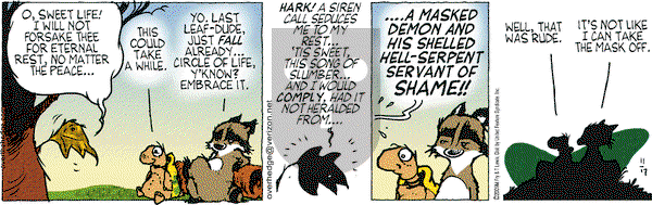 Over the Hedge on Tuesday November 17, 2009 Comic Strip