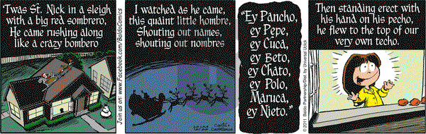 Baldo on Thursday December 22, 2011 Comic Strip