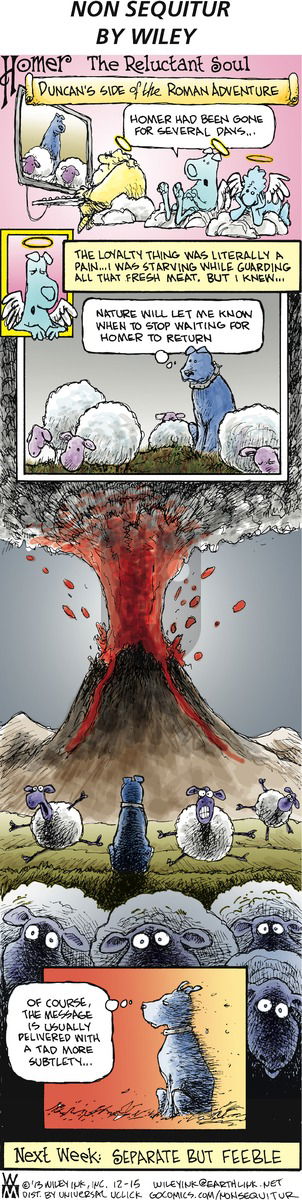 Non Sequitur on Sunday December 15, 2013 Comic Strip