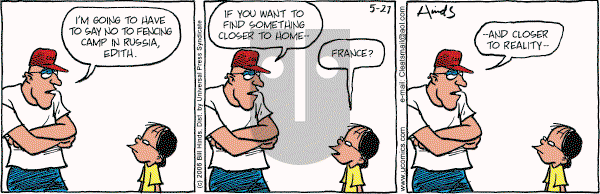 Cleats - Saturday May 27, 2006 Comic Strip