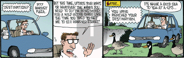 Monty on Wednesday September 19, 2018 Comic Strip