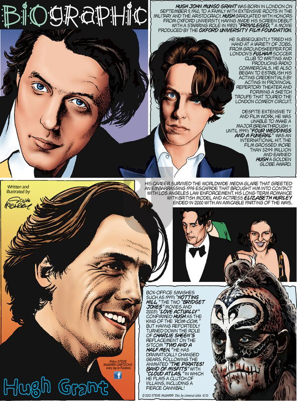 Biographic on Sunday October 21, 2012 Comic Strip