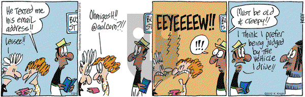 The Knight Life on Saturday July 21, 2012 Comic Strip