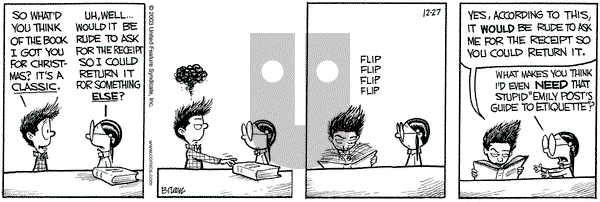 Grand Avenue on Saturday December 27, 2003 Comic Strip