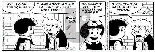Nancy on Wednesday October 4, 2006 Comic Strip