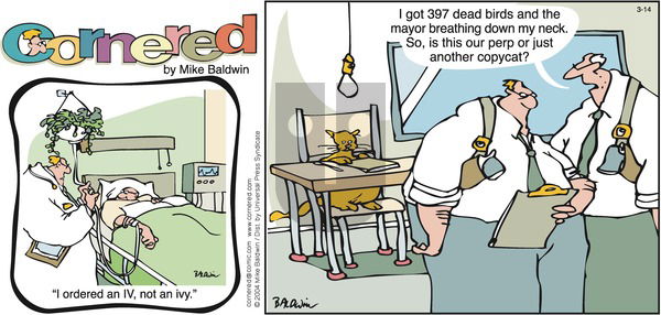 Cornered on Sunday March 14, 2004 Comic Strip