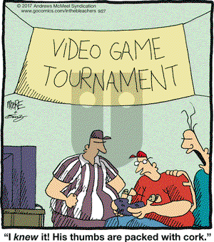 In the Bleachers on Wednesday September 27, 2017 Comic Strip