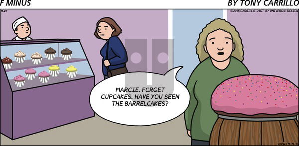 F Minus on Sunday August 23, 2015 Comic Strip