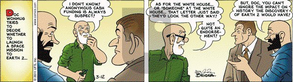 Alley Oop on Saturday March 12, 2011 Comic Strip