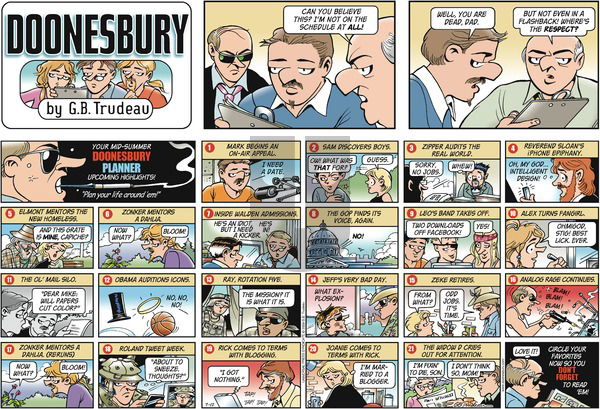 Doonesbury on Sunday July 12, 2009 Comic Strip
