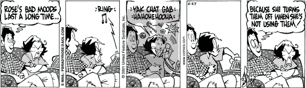 Rose is Rose on Wednesday June 27, 2001 Comic Strip