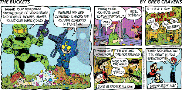 The Buckets on Sunday September 18, 2011 Comic Strip