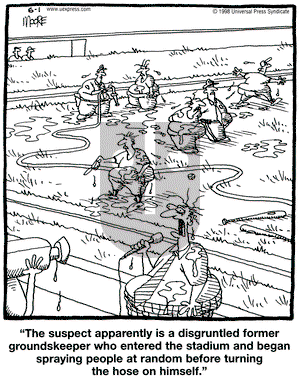In the Bleachers on Monday June 1, 1998 Comic Strip