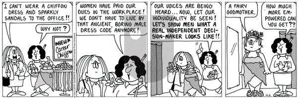 Cathy Classics on Wednesday April 2, 1997 Comic Strip