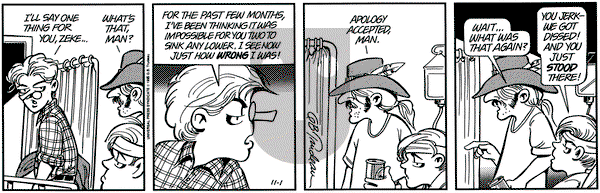 Doonesbury on Wednesday November 1, 1995 Comic Strip