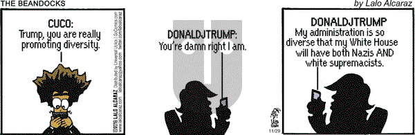 La Cucaracha on Tuesday November 29, 2016 Comic Strip