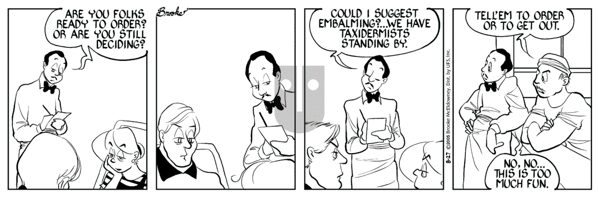 9 Chickweed Lane - Saturday August 27, 2005 Comic Strip