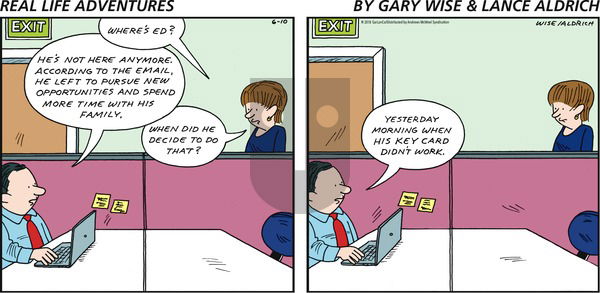 Real Life Adventures on Sunday June 10, 2018 Comic Strip