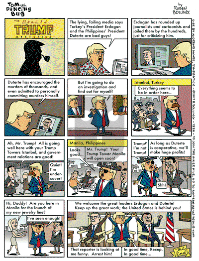 Tom the Dancing Bug on Monday May 1, 2017 Comic Strip