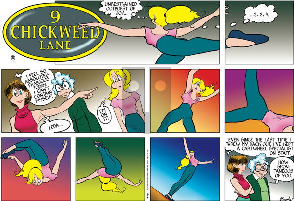 9 Chickweed Lane on Sunday April 6, 2003 Comic Strip