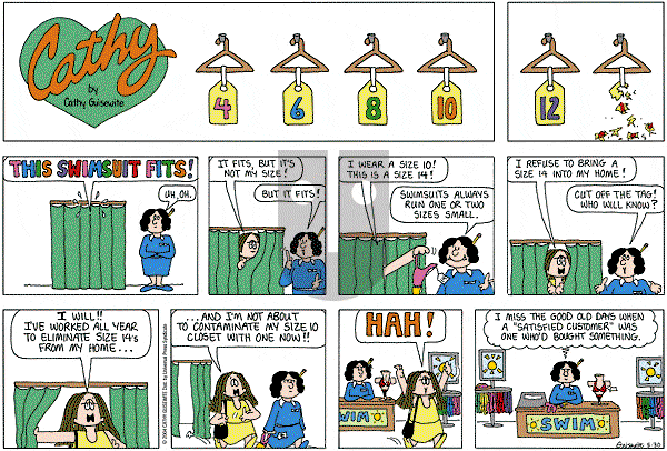 Cathy Classics - Sunday May 30, 2004 Comic Strip