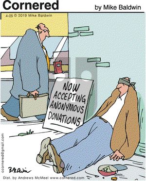 Cornered on Thursday April 25, 2019 Comic Strip