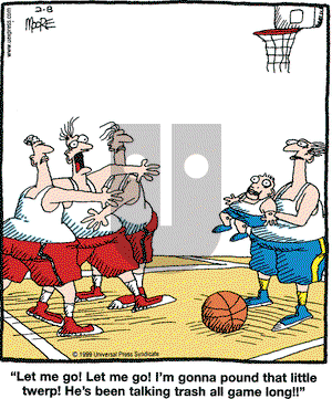 In the Bleachers on Saturday April 24, 1999 Comic Strip