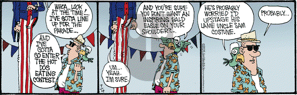 Monty on Friday July 4, 2025 Comic Strip