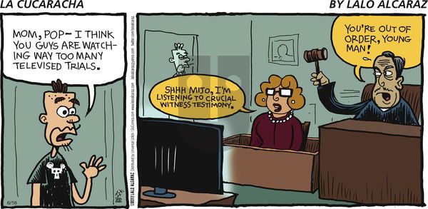 La Cucaracha on Sunday June 16, 2013 Comic Strip