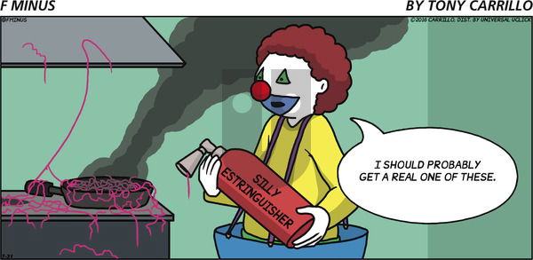 F Minus on Sunday July 31, 2016 Comic Strip