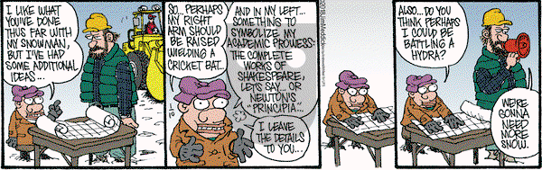 Monty on Wednesday January 10, 2018 Comic Strip