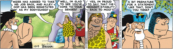 Alley Oop on Wednesday October 5, 2016 Comic Strip