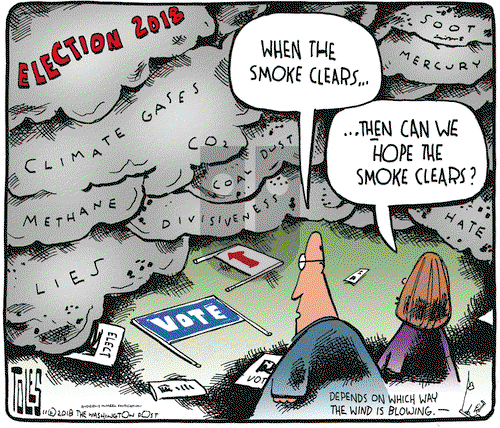Tom Toles on Wednesday November 7, 2018 Comic Strip