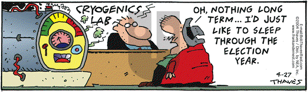 Frank and Ernest on Tuesday April 27, 2004 Comic Strip