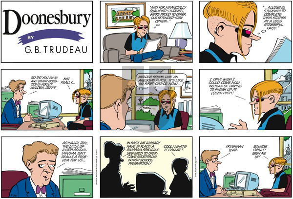 Doonesbury on Sunday May 23, 1999 Comic Strip