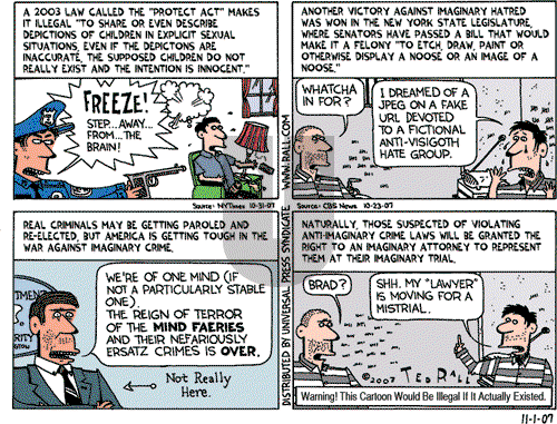 Ted Rall on Thursday November 1, 2007 Comic Strip