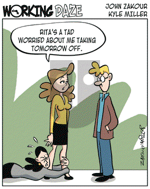 Working Daze on Wednesday July 12, 2006 Comic Strip