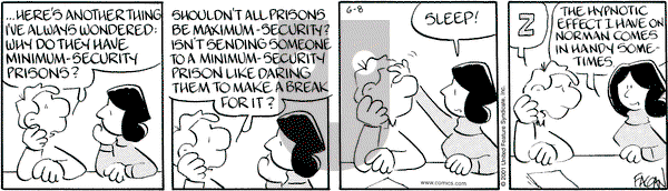 Drabble on Friday June 8, 2001 Comic Strip